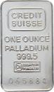Credit Suisse - 1 Unze Feinpalladium